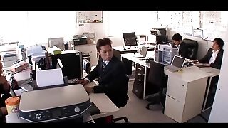 Japanese Superslut Office Female With Big Breasts Cheating With Two Big Prick And Jizm On Her Hot Bod