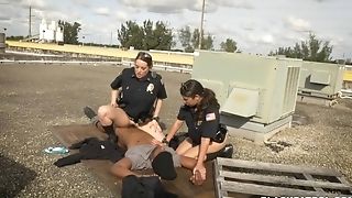 Police Cougars Fuck With Big Black Cock