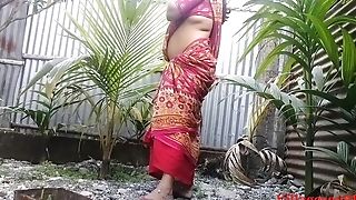 Bengali Desi Bhabhi Outdoor Chudai Devar Ke Saath Crimson Saree Main (official Movie By Villagesex91 )